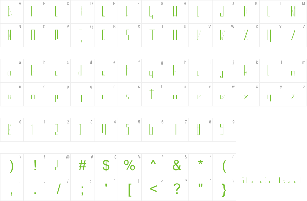 Font KG Sans preview